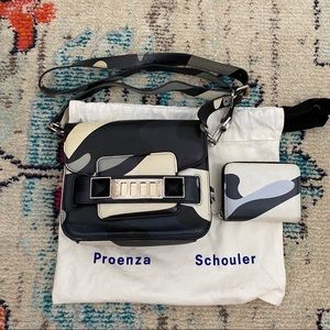 Proenza Schouler Camo Print PS11 Tiny and Wallet
